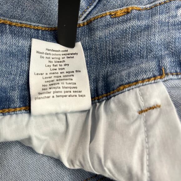 Judy Blue Wide Leg Crop Jeans Sz 5/27 Light Wash Blue Cooling Denim JB88616 High - Picture 10 of 15